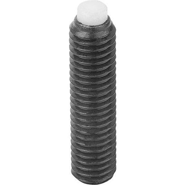 Thrust Screws with non-marring pin, Kipp, Mfr#: K0389.106X413